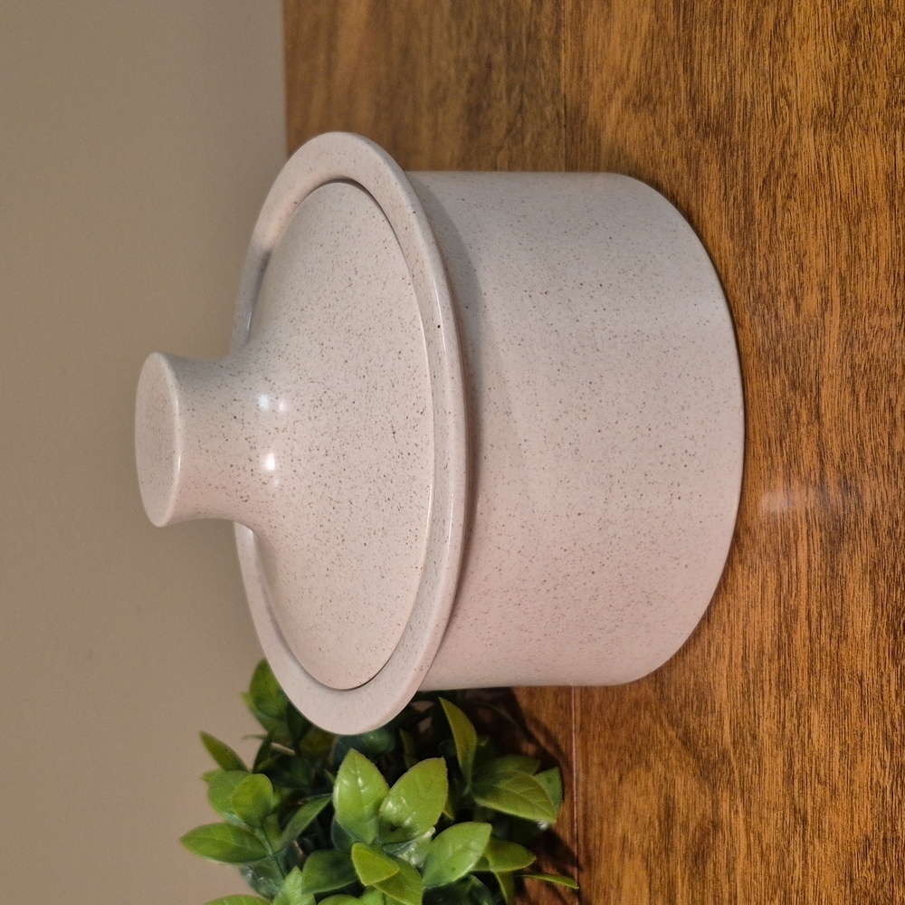 GOVANCROFT STONEWARE OF SCOTLAND 1970s 'Lunar' Lidded Baker Serving Dish